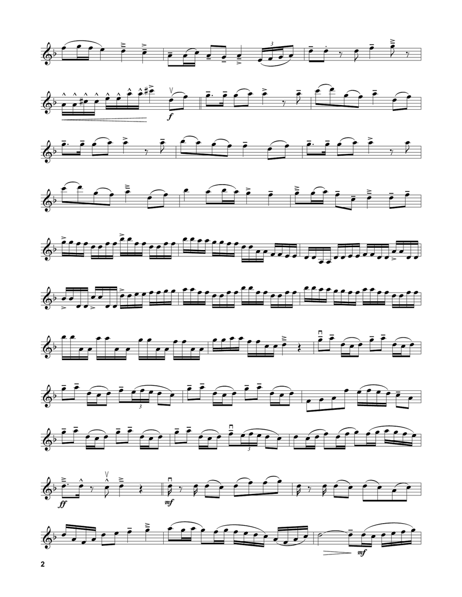 Senbonzakura Senbonzakura Violin Solo scores gallery preview page 2