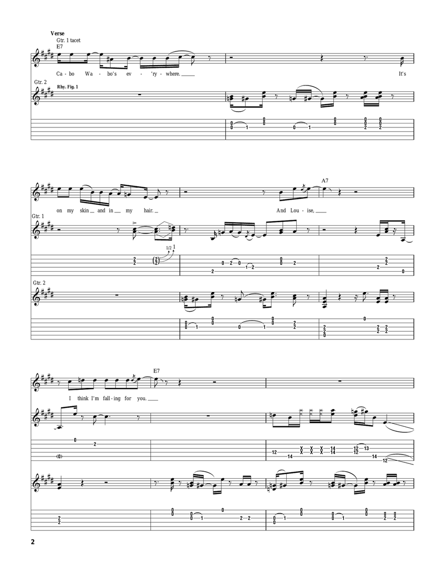 Cayman Review Cayman Review Guitar Tablature scores gallery preview page 2