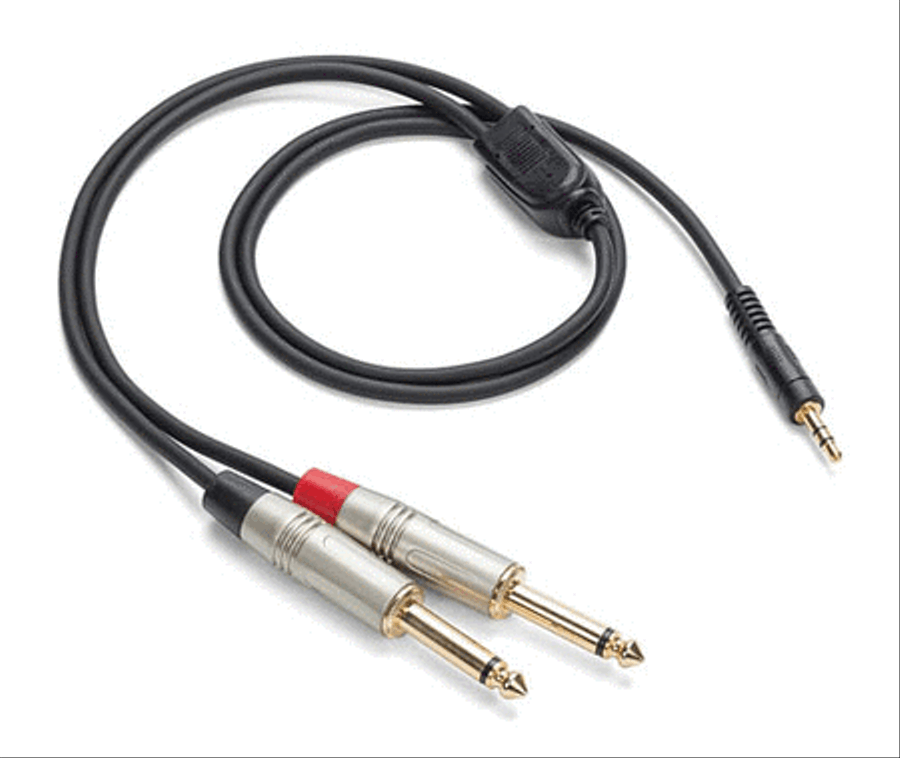 Tourtek Pro – 1/8″ TRS (Stereo) to Dual 1/4″ TS (Metal) Cable Musical Instruments scores gallery preview page 2