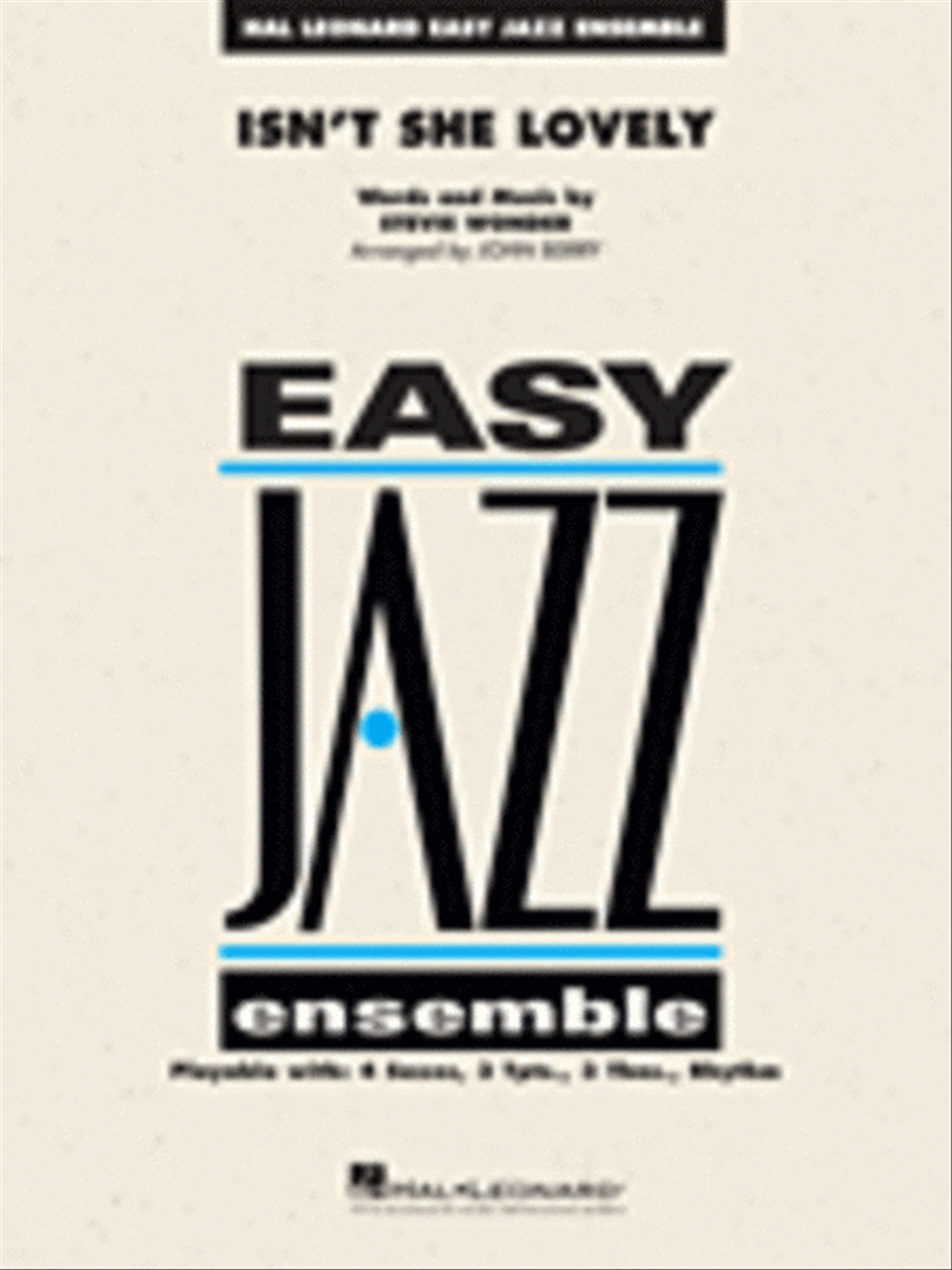 Isn't She Lovely Isn't She Lovely Jazz Ensemble scores gallery preview page 1