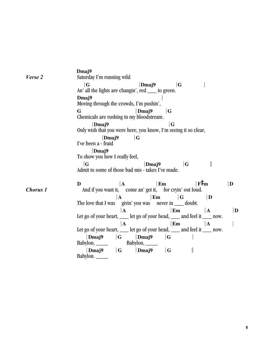Babylon Babylon Ukulele scores gallery preview page 2