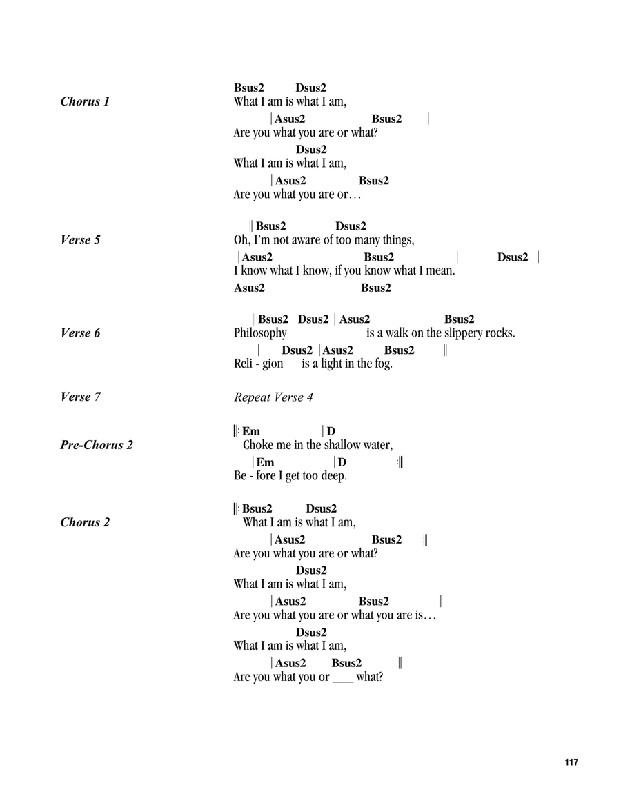 What I Am What I Am Ukulele scores gallery preview page 2
