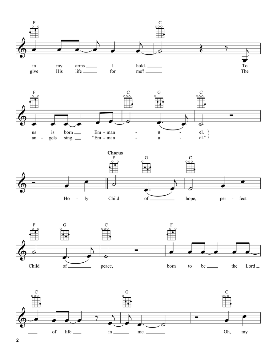 Child Of God Child Of God Ukulele scores gallery preview page 2
