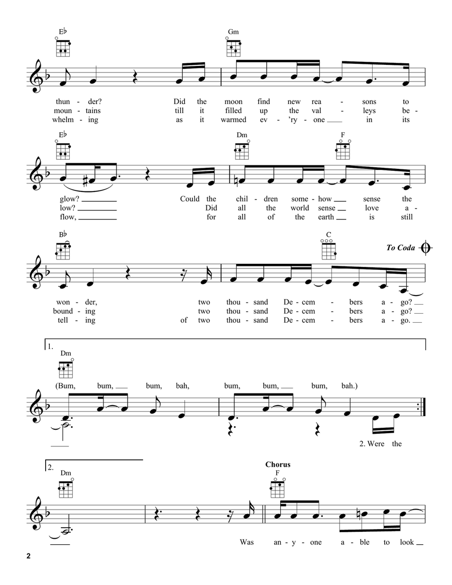 2000 Decembers Ago 2000 Decembers Ago Ukulele scores gallery preview page 2
