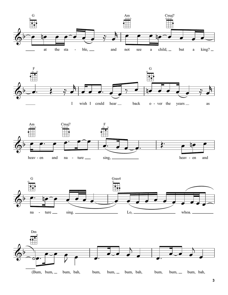 2000 Decembers Ago 2000 Decembers Ago Ukulele scores gallery preview page 3