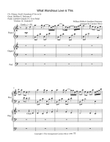 What Wondrous Love is This-Piano/Organ