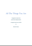 All The Things You Are