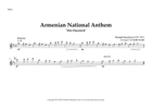 Armenian National Anthem for Symphony Orchestra (Olympic National Anthem Series) w Single WW Full Orchestra scores gallery preview page 4