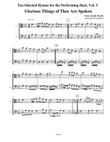 Ten Selected Hymns for the Performing Duet, Vol. 3 - viola and cello