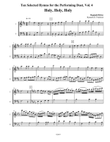 Ten Selected Hymns for the Performing Duet, Vol. 4 - violin and cello