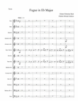Fugue in Eb Major--Score