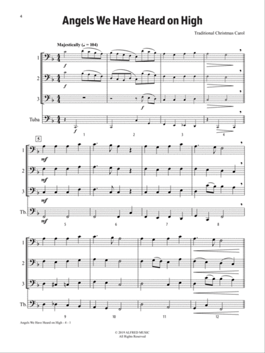 Solos, Duets & Trios for Winds -- Holiday Favorites Small Ensemble scores gallery preview page 3