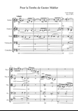 Pour la Tombe de Gustav Mahler