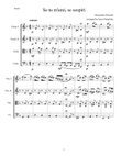 Se tu m'ami, se sospiri arranged for String Quartet