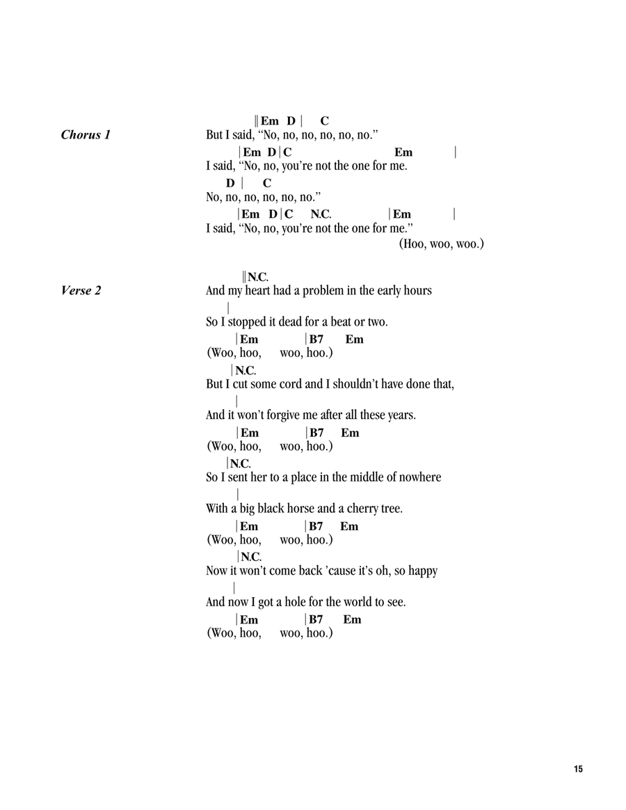 Black Horse And The Cherry Tree Ukulele scores gallery preview page 2
