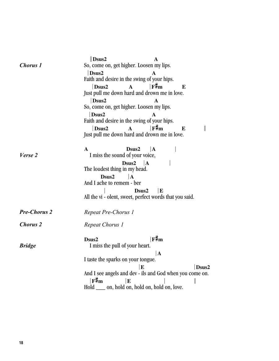Come On Get Higher Ukulele scores gallery preview page 2