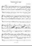 Fantaisie pour Orgue (solo organ)