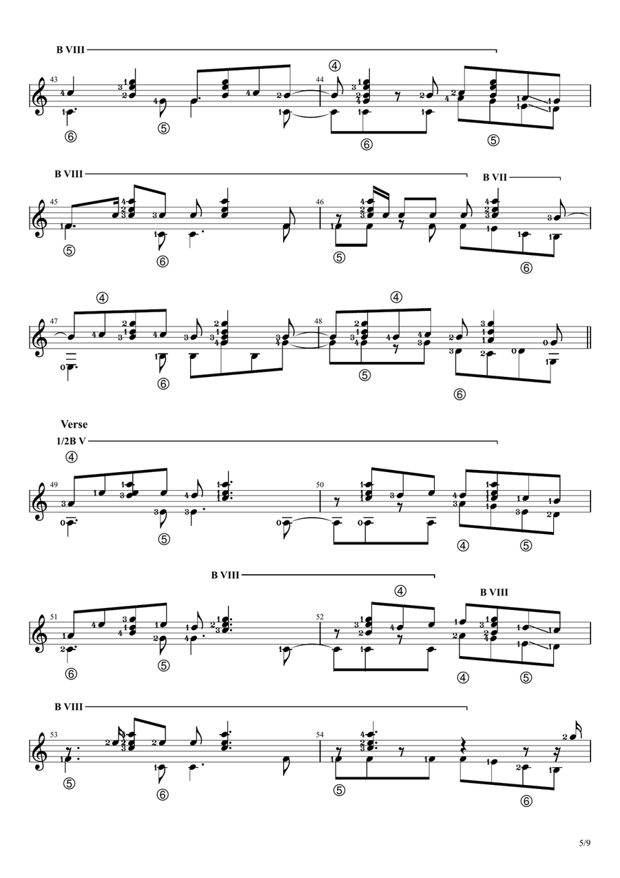Senorita Acoustic Guitar scores gallery preview page 5