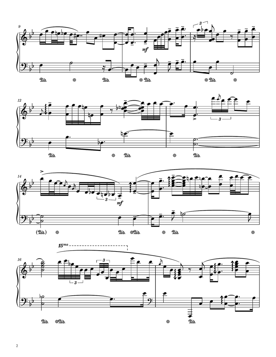 Always In My Heart (siempre En Mi Corazon) Piano Solo scores gallery preview page 2