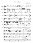 Flower Duet for String Quartet