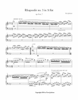Rhapsodie No. 3 in A Flat