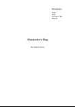 Alexander's Rag