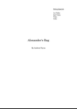 Alexander's Rag