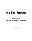 Old Time Religion
