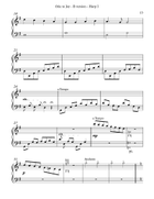 Ode to Joy, Multi-Level Duet for Harps, B Version Harp I Celtic Harp scores gallery preview page 3