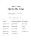 March: The Kings (Score and Parts)