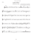 Land of Rest - SATB with Two Violins (Violin Parts)