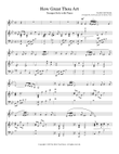 How Great Thou Art Instrumental Trumpet Solo
