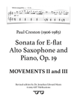 Saxophone Sonata mini preview