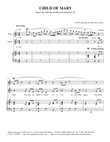 Child of Mary - children's choir anthem