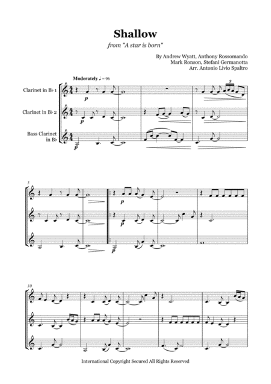 Shallow Woodwind Ensemble scores gallery preview page 2