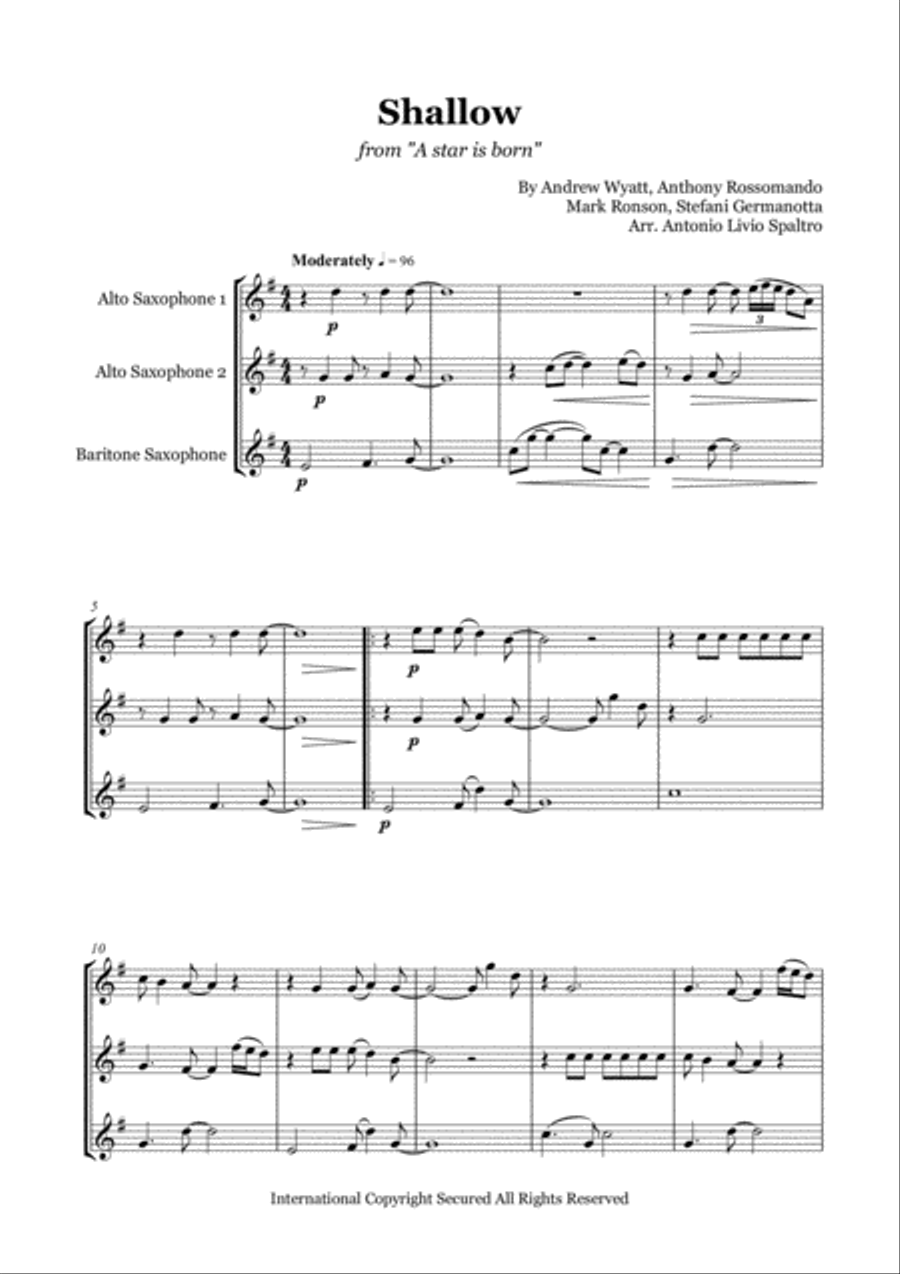 Shallow Woodwind Trio scores gallery preview page 2