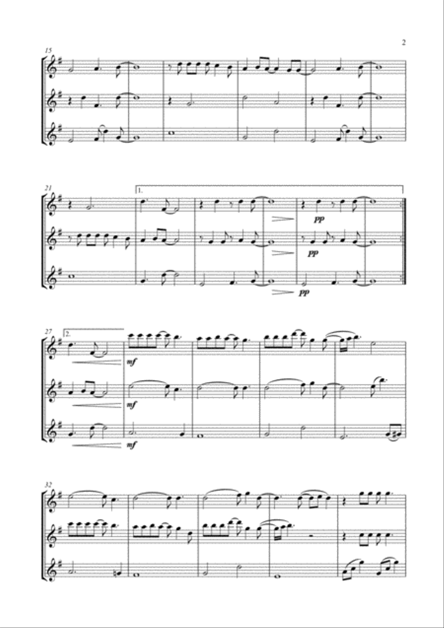 Shallow Woodwind Trio scores gallery preview page 3