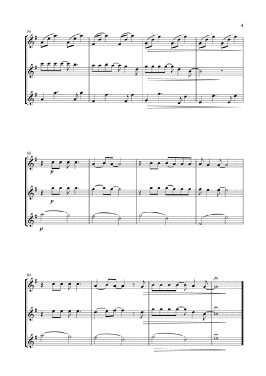 Shallow Woodwind Trio scores gallery preview page 5