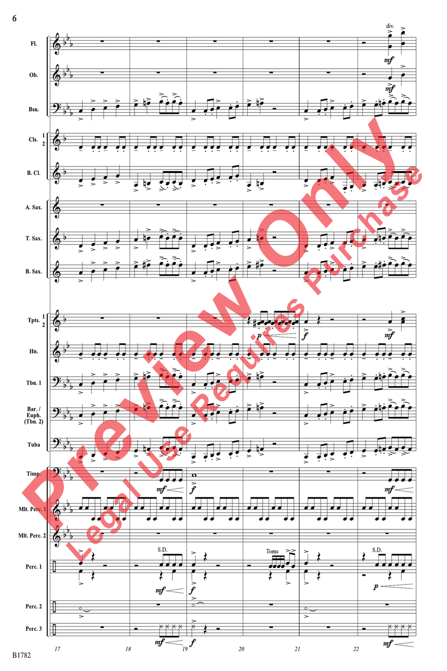 Alarm Concert Band scores gallery preview page 6