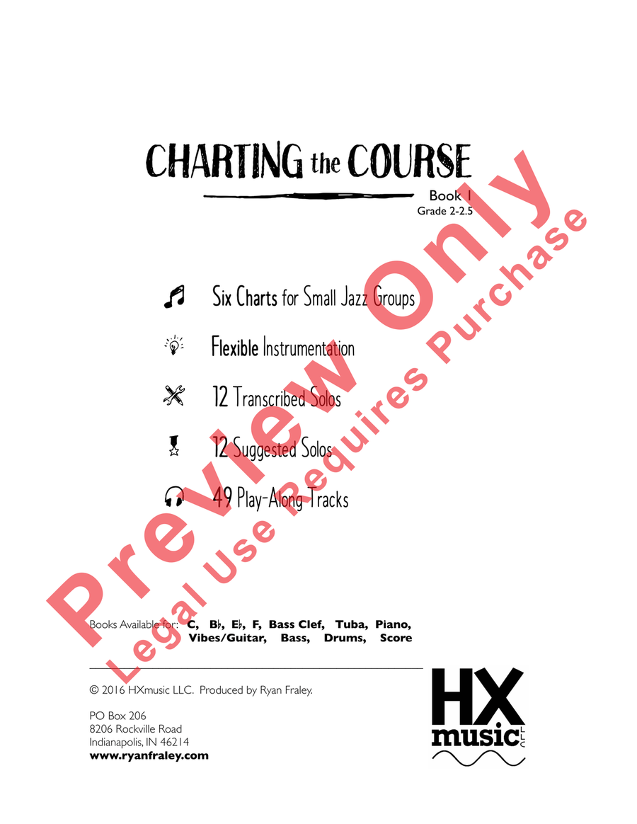 Charting the Course, Score Book 1 Concert Band scores gallery preview page 2
