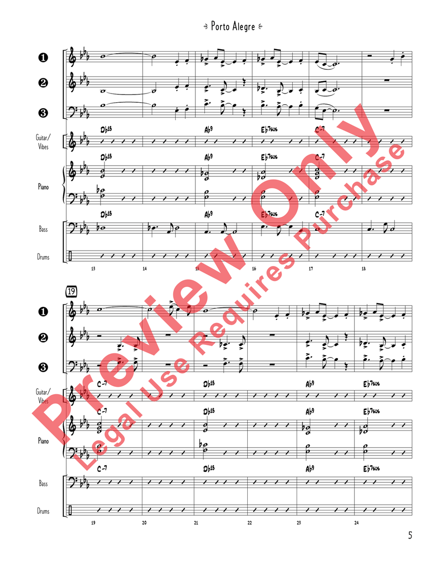 Charting the Course, Score Book 1 Concert Band scores gallery preview page 6