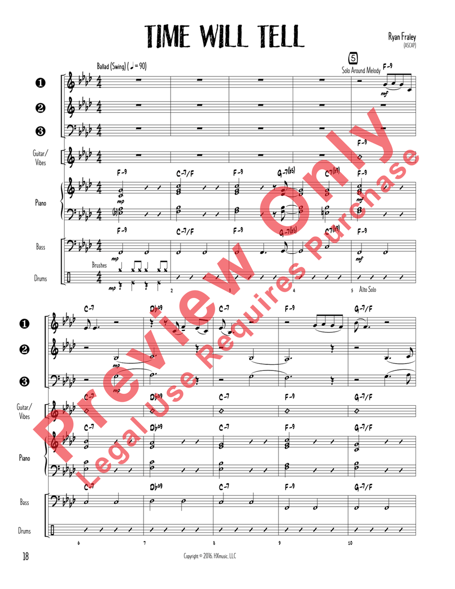 Charting the Course, Score Book 1 Concert Band scores gallery preview page 7