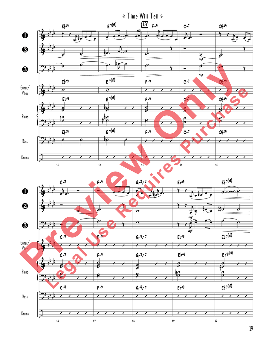 Charting the Course, Score Book 1 Concert Band scores gallery preview page 8