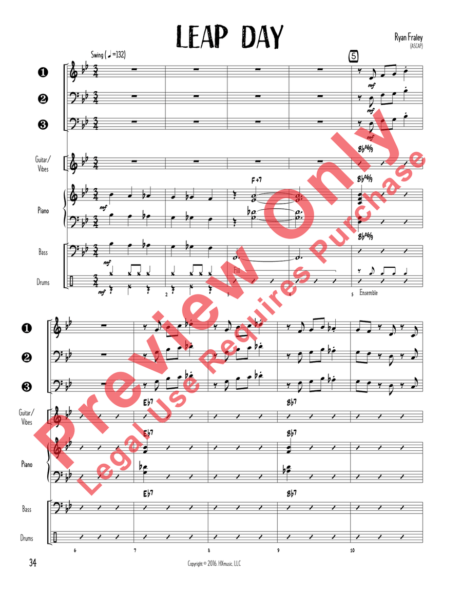 Charting the Course, Score Book 1 Concert Band scores gallery preview page 9