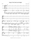 Song of the Saints and Angels - Choir Version (includes unlimited license to copy)