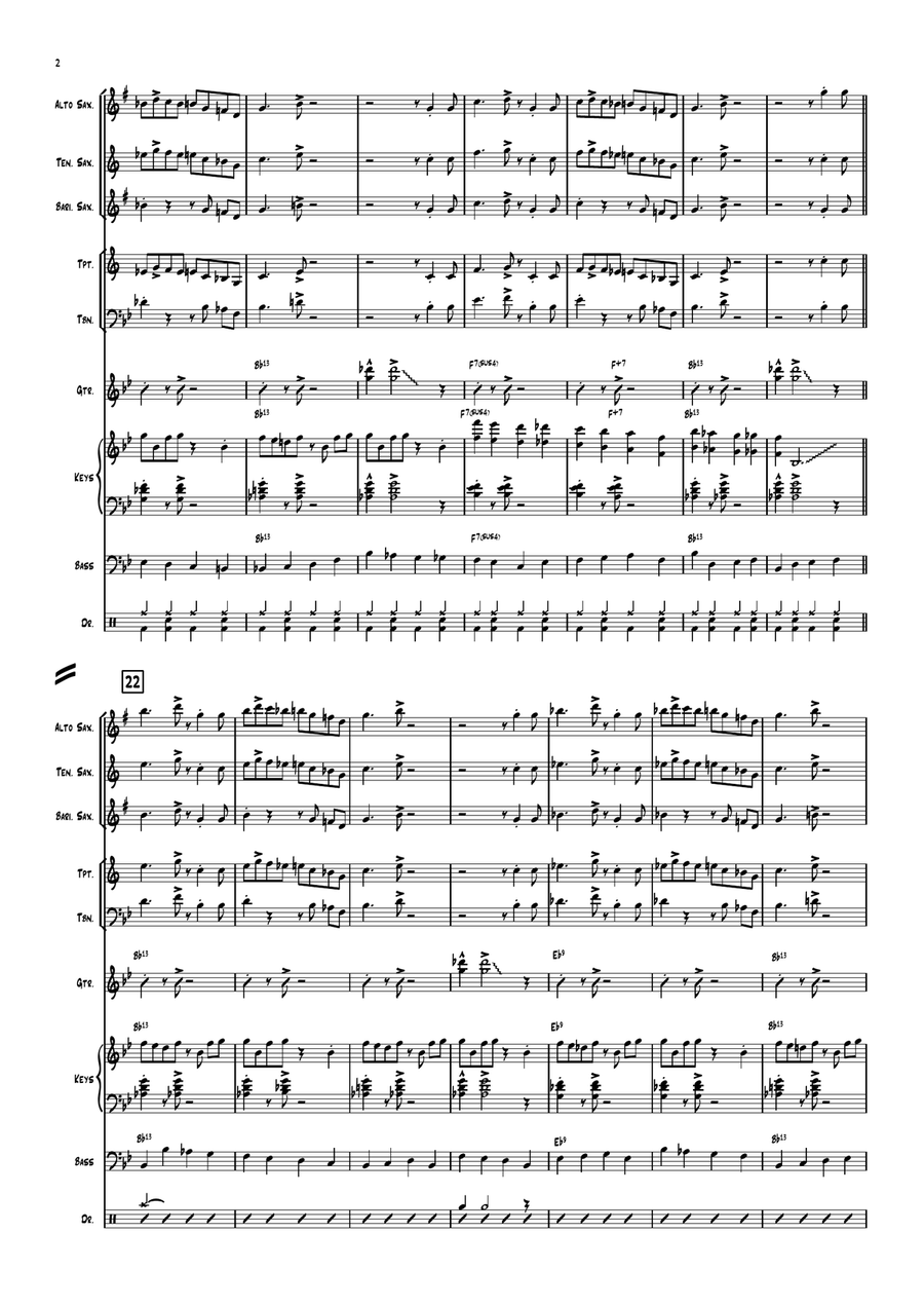 Go Daddy-o Go Daddy-o Large Ensemble scores gallery preview page 2