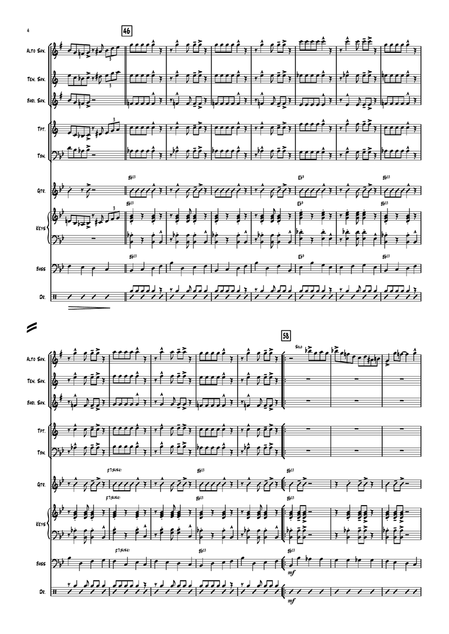 Go Daddy-o Go Daddy-o Large Ensemble scores gallery preview page 4