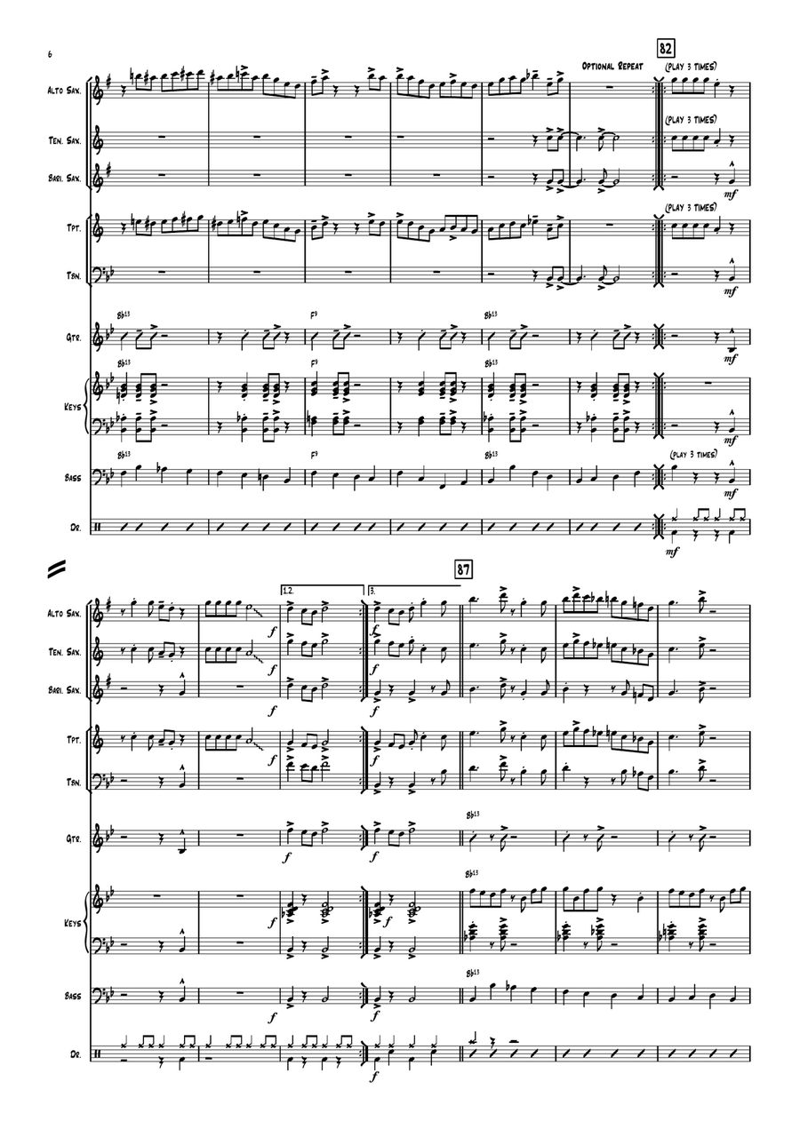 Go Daddy-o Go Daddy-o Large Ensemble scores gallery preview page 6