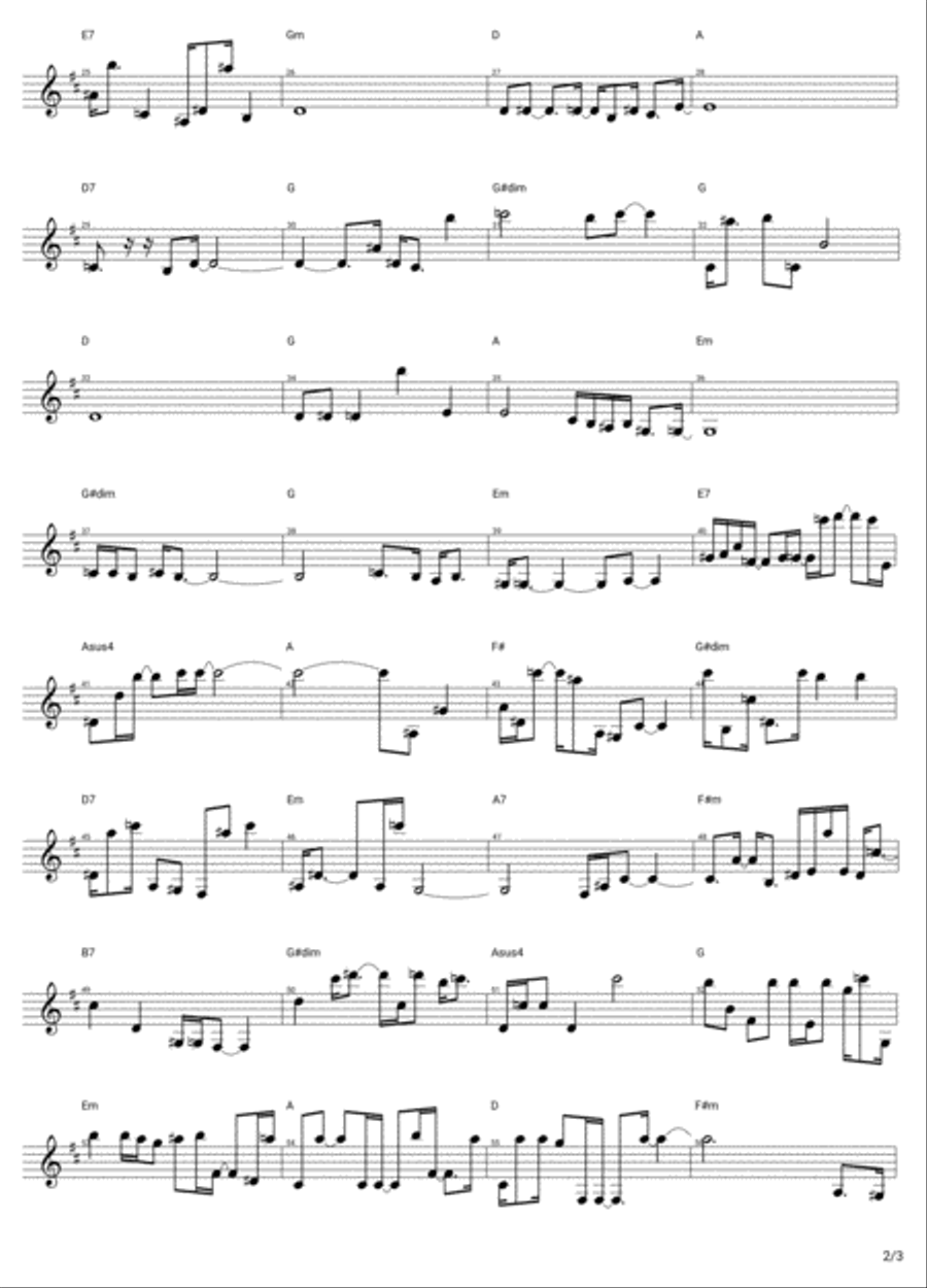 The mood of love Handbell Choir scores gallery preview page 2