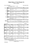 Make Haste, O God (Psalm 70)